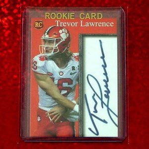 Trevor Lawrence  Facsimilie Autograph Rookie Card